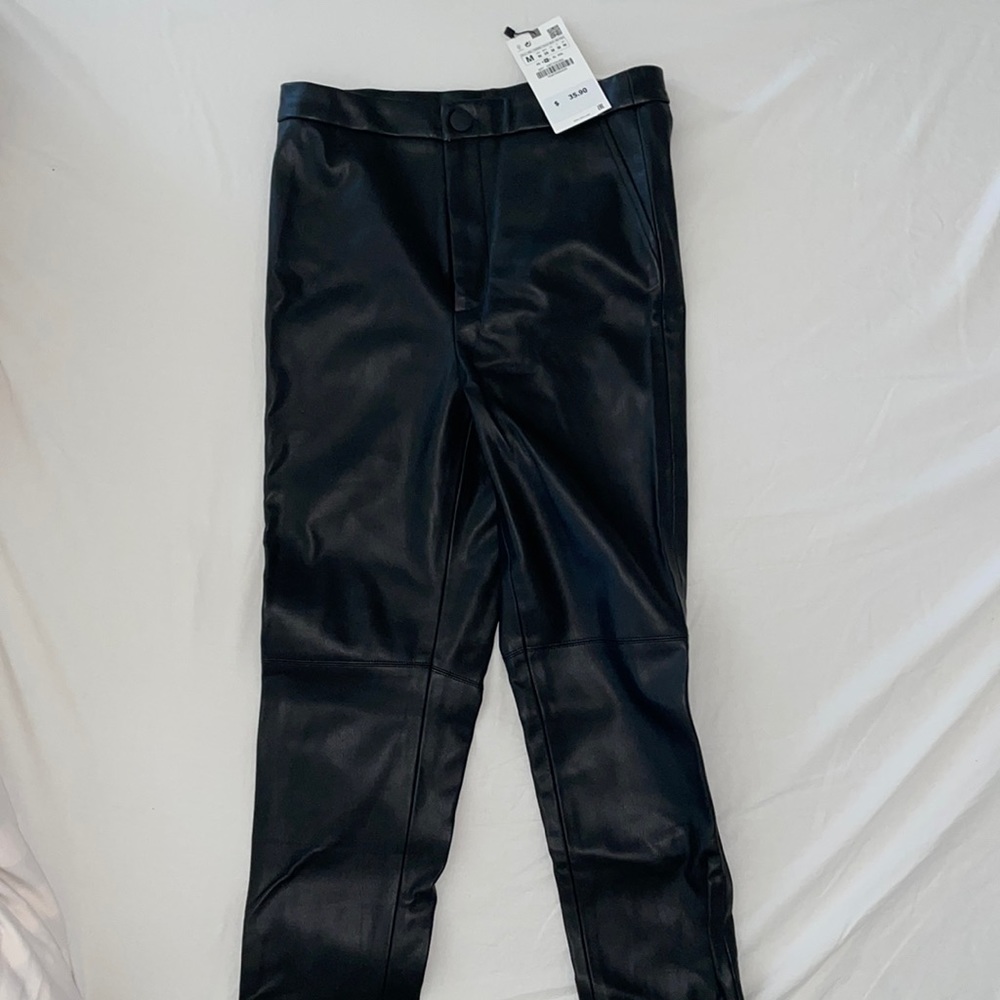Brand new Zara leather legging